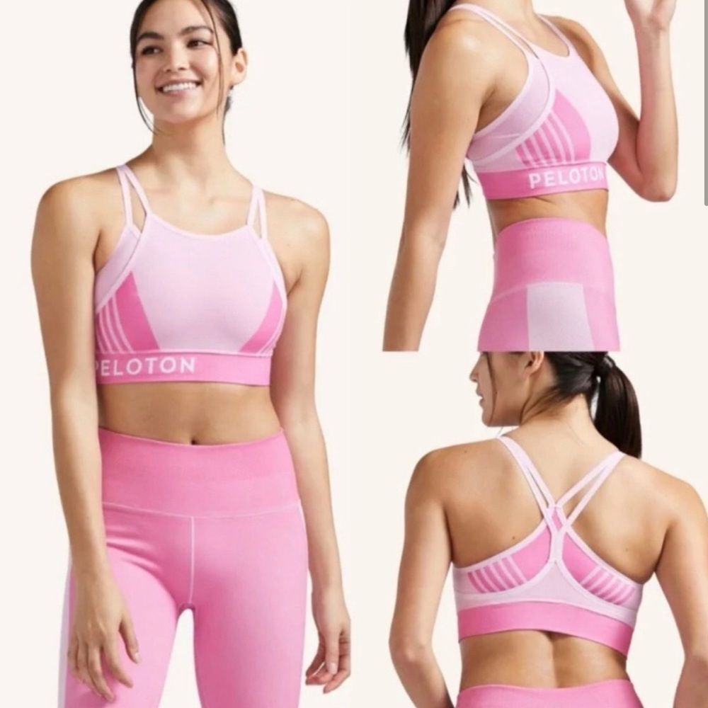 Peloton Pink Sports Bra